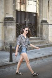 OVS ruffled shirt, ready for la rentrée
