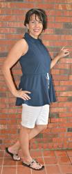 Figure Flattering Peplum Top And Getting Back Into The Groove