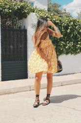 yellow summer dress