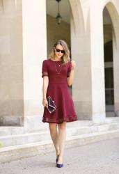 Burgundy Dress