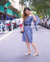 STRIPED CASCADING RUFFLES AND WHERE TO GET CHRISTIAN LOUBOUTIN ON SALE