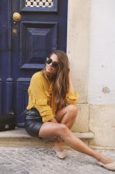 Lisboa #3: Mustard blouse