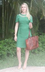 Kate Spade Emerald Green Dress