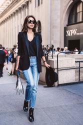 MIXING FAVORITE STAPLES FOR NYFW DAY ONE