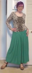 Leopard and Emerald Green Culottes