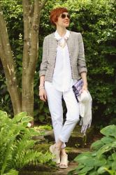 The fab 40's | 9 Ways to Wear an all White Outfit, over 40.