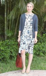 Printed Wrap Dress