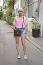 Rose pâle & Denim