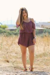 PURPLE PLAYSUIT