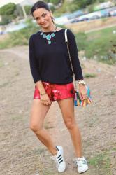 Shorts rojos de Dresslily