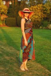 The Last Breath of Summer in a Tribal Print Maxi + the #iwillwearwhatilike Link Up