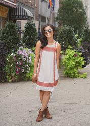 Little White Embroidered Dress