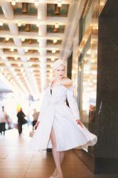 White & Lights || Ingrid Cream Coat by Pretty Dress