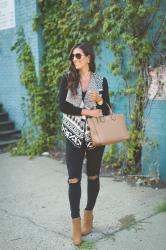 Tribal Knit Cardigan