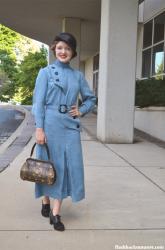 Winter Wardrobe Sewing: the Moderne Dress