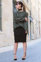 Le pull oversize ...