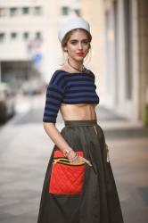 The sailor girl: 6th look of Milan Fashion Week