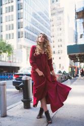 Lady in Red: NYFW Look