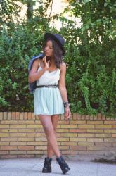 TULLE MINI DRESS