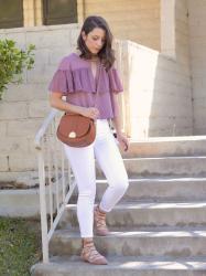 Mauve + White