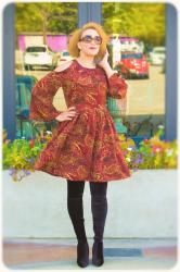 Review: McCall's 7468 | A Cut Out Shoulder Dress!
