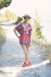 RED ROMPER 