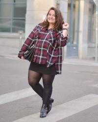 Tartan & Mini skirt avec KiabiCurves 