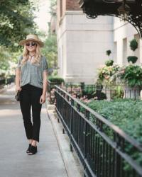 Black Denim & A Bralette