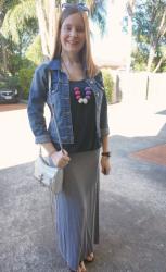 Maxi Skirts, Denim Jacket and Navy Tops: Same But Different