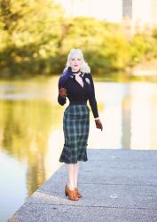 Pleated Tartan Skirt || CC x VV Collaboration Collection