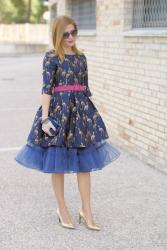 How to wear a tulle petticoat: crane flare dress