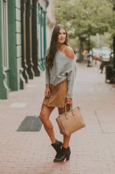 Corduroy Mini Skirt