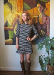 Completed: A Striped Coco Dress