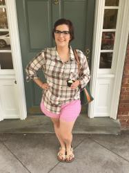 green plaid transition 