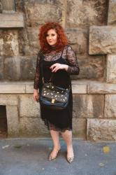 Black Lace Dress 2 Ways of Styling 
