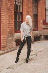 Totally Obsessed With a Tie-Front Tee