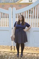 Outfit post - House of Fraser Yumi Polka Dot Dress