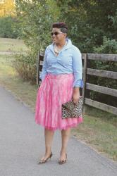 OOTD: J. Crew Collection Midi Skirt in Lace