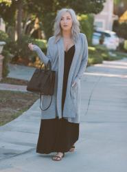 The Maxi + Cardigan Combo