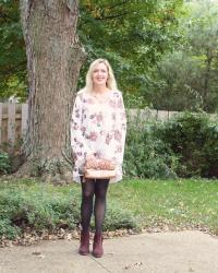 Floral Print Strappy Dress & TFF Linkup