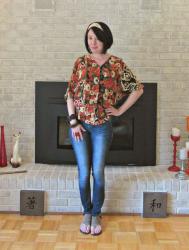 A Fall Floral Top