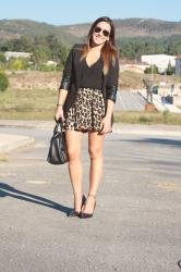 LOOK: ANIMAL PRINT SHORTS