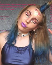 UNICORN HAIR & MAKEUP FOR HALLOWEEN