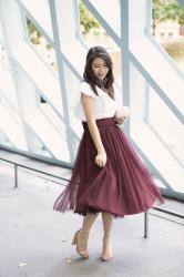 Bow Tulle Skirt