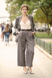 PFW. The pyjama suit