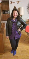 workwear wednesday – leather & plaid