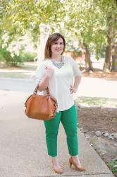 Green Pants and Comfy Top