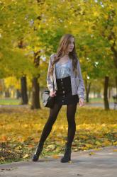 BYE AUTUMN | ZAFUL SKIRT | GAMISS BAG