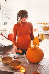 Pumpkin Carving // Baby Waiting + Updates