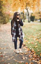 a fall sweater tunic, and being grateful.